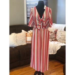 Tie front NY & CO Jumpsuit